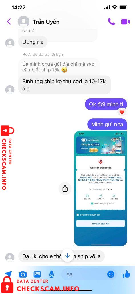 Preuves contre Nguyen Thi Kim Chi