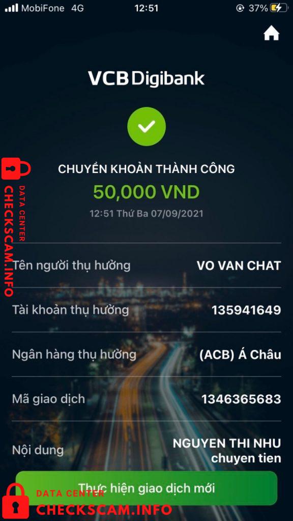 Preuves contre Võ Văn Chất