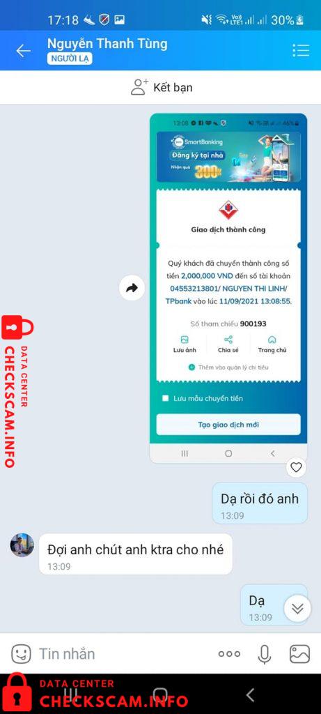 Preuves contre Nguyễn Thị Linh