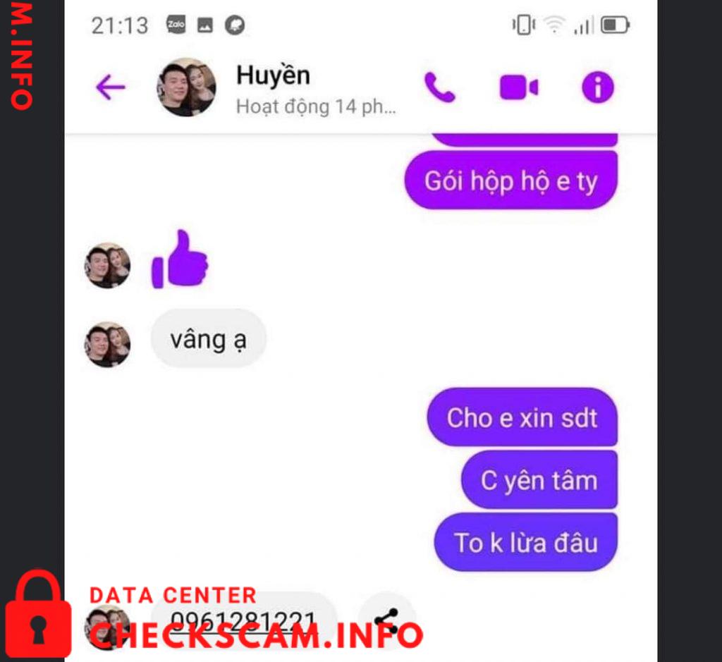 Preuves contre Đinh Thị Huệ