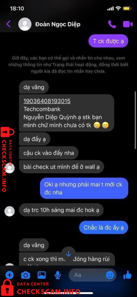 Preuves contre Nguyen Diep Quynh