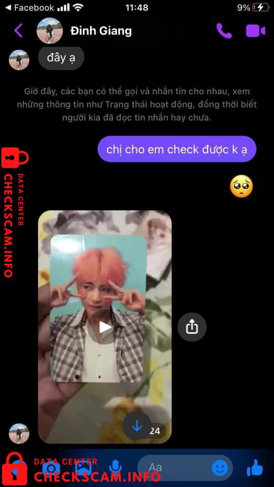 Preuves contre Đinh Van Giang