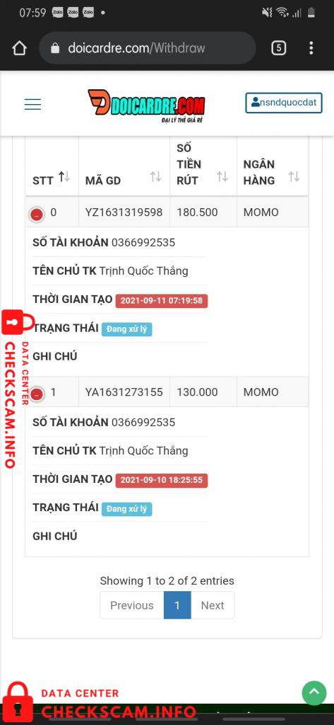 Preuves contre Hoàng Công Hiếu