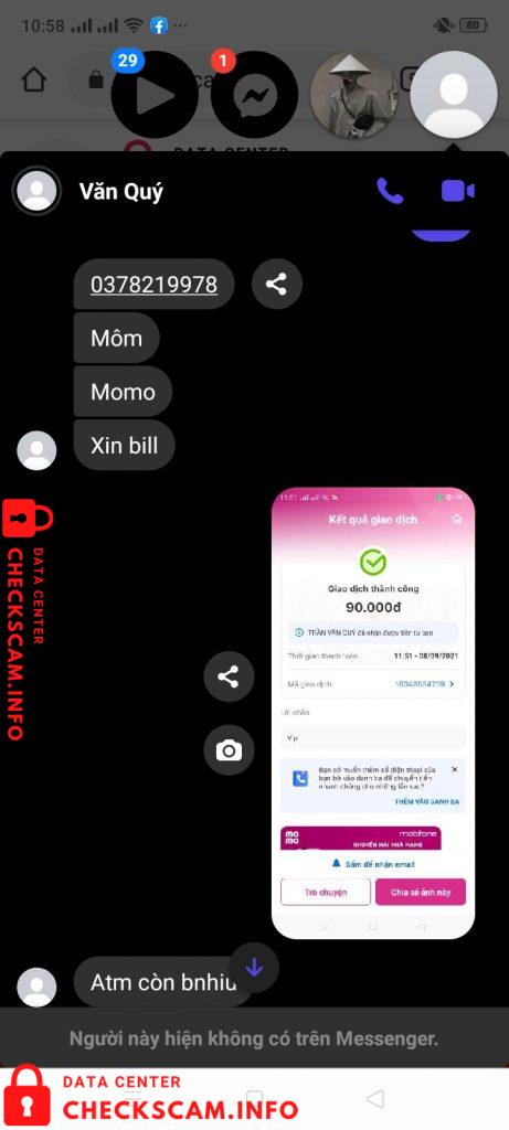 Preuves contre Trần Văn Quý