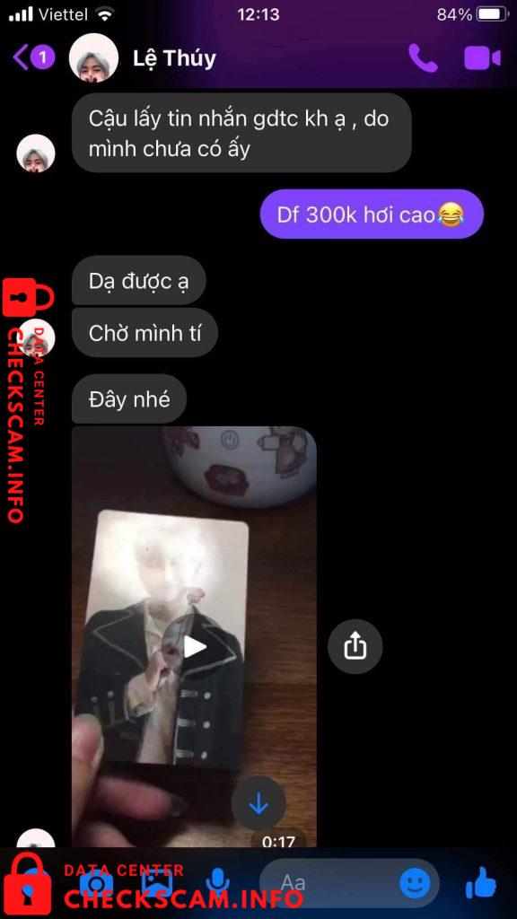 Preuves contre Phạm Khánh Huyền