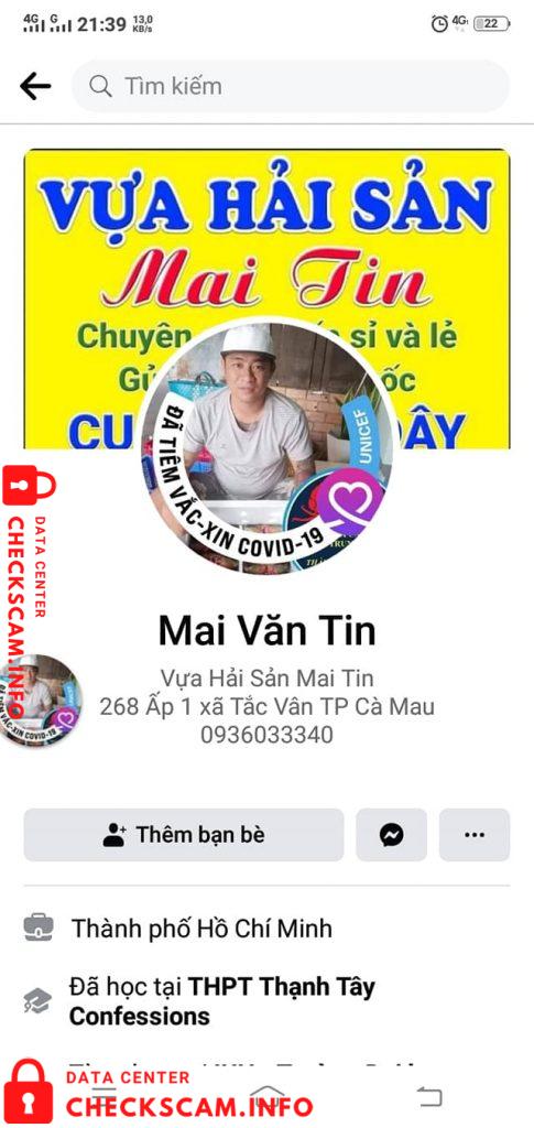Preuves contre Mai Van Tin