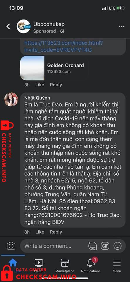 Preuves contre Ho Truc Dao