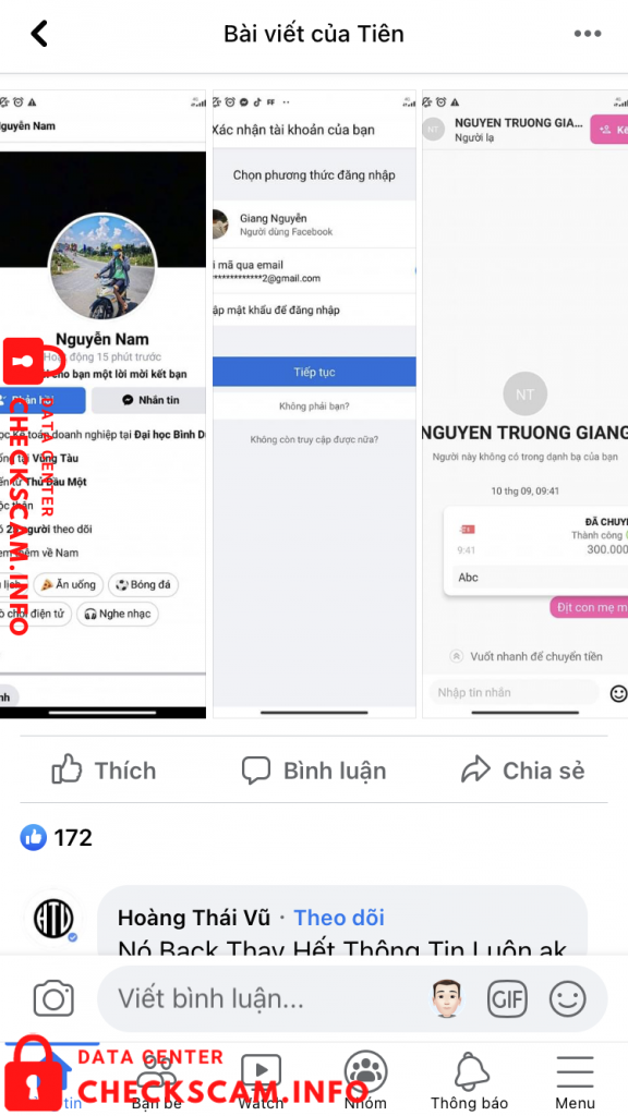 Preuves contre Nguyễn Nam