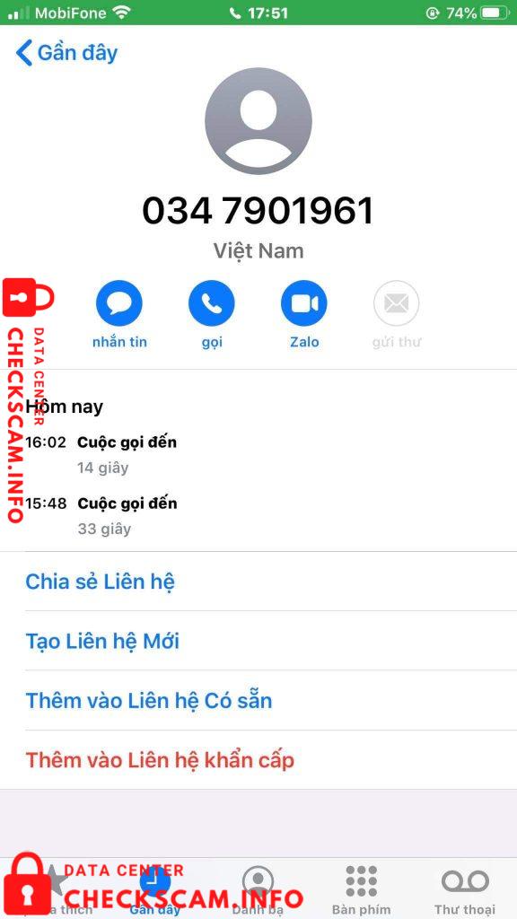 Preuves contre Vo Hoang Anh