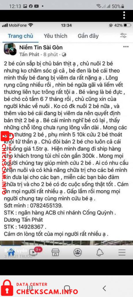 Bukti melawan Dương Tấn Phát