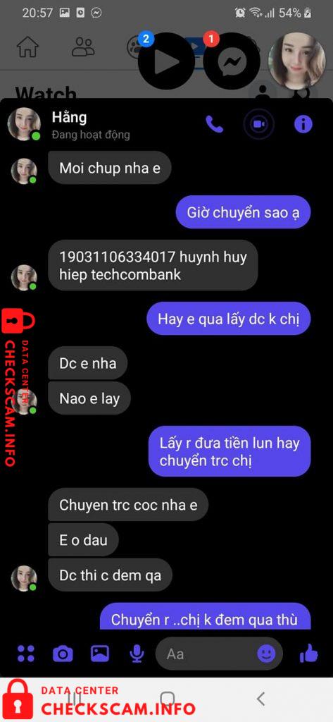 Bukti melawan Huynh Huy Hiep