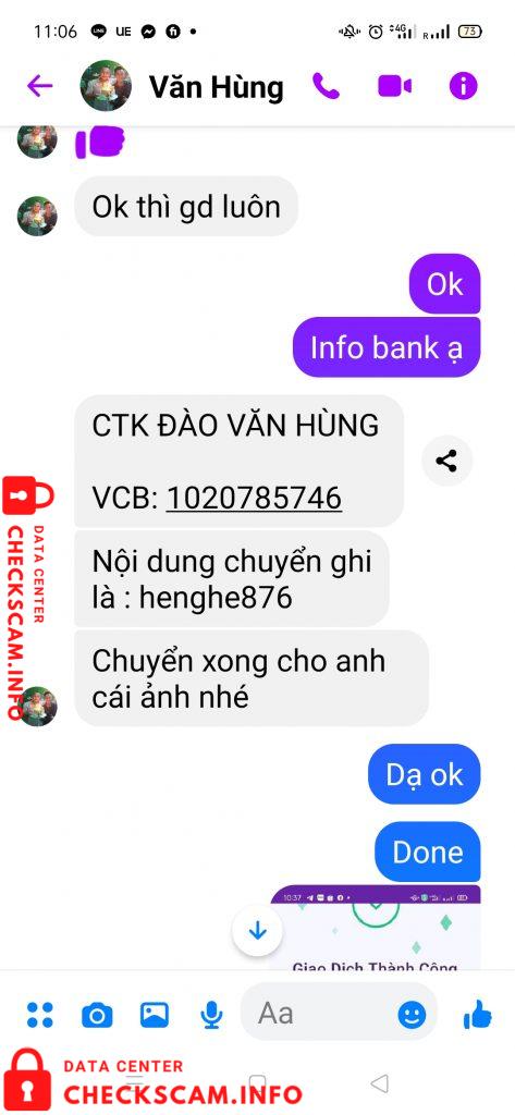 针对的证据 Đào Văn Hùng