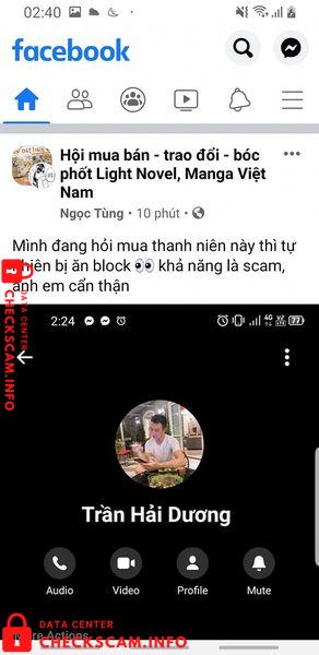 Bukti melawan Tran Hai Duong