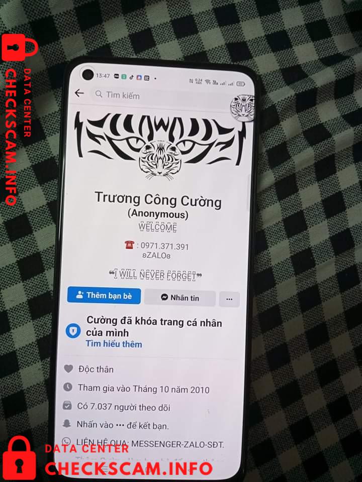 Preuves contre Trương Công Trường