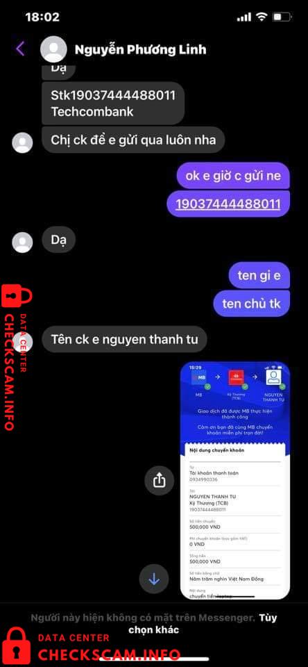 Preuves contre Nguyen Thanh Tu