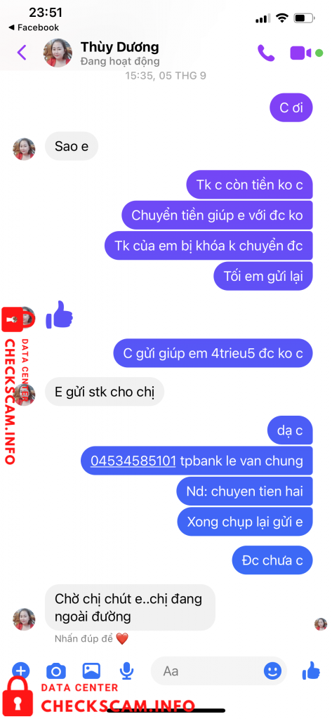 Preuves contre Le Van Chung