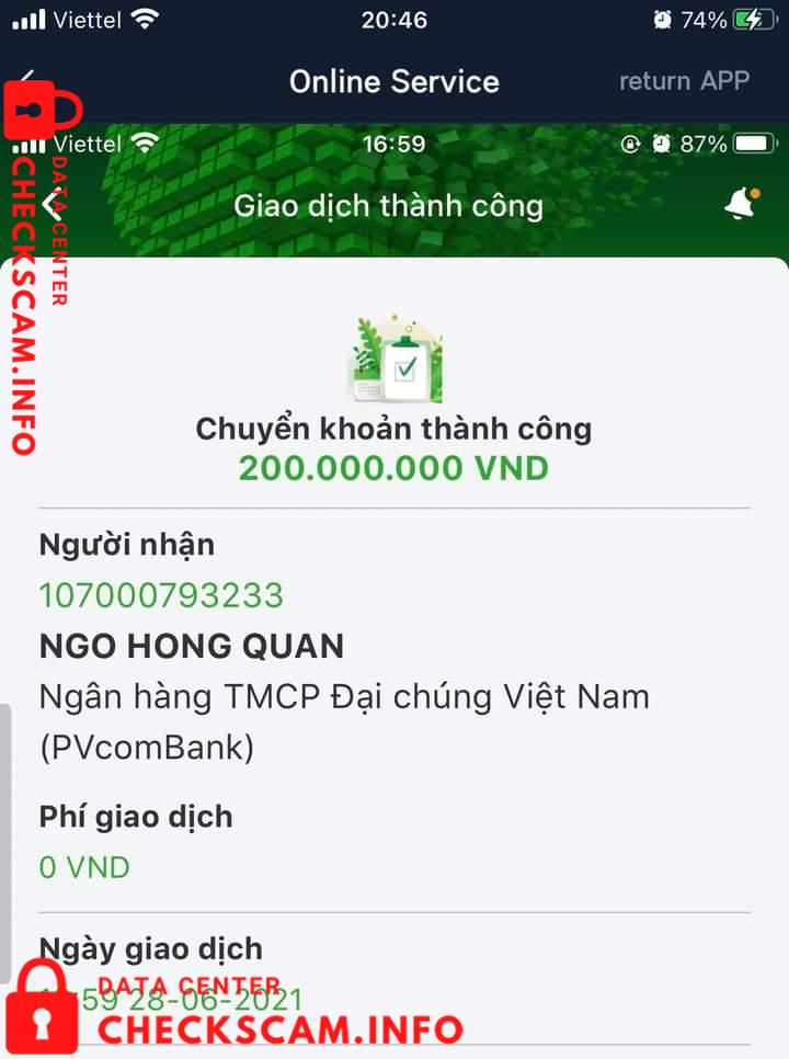Preuves contre Pham Van Chien