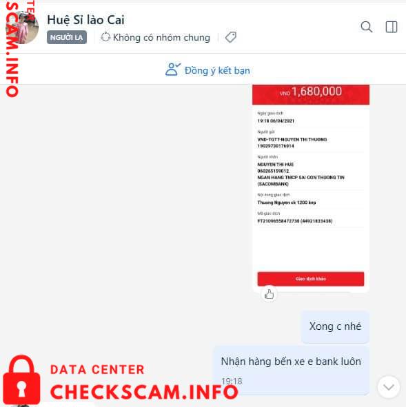 Bukti melawan Nguyễn Thị Huệ