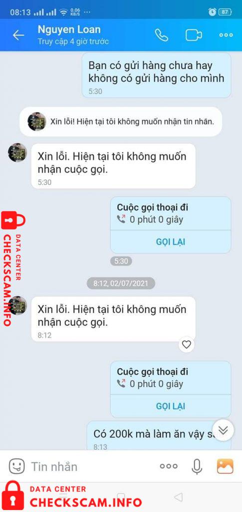 Bukti melawan Nguyen Thi Thuy Loan