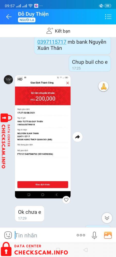 Bukti melawan Đỗ Duy Thiện