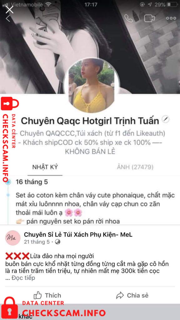 Bukti melawan Trịnh Hoàng Tuấn