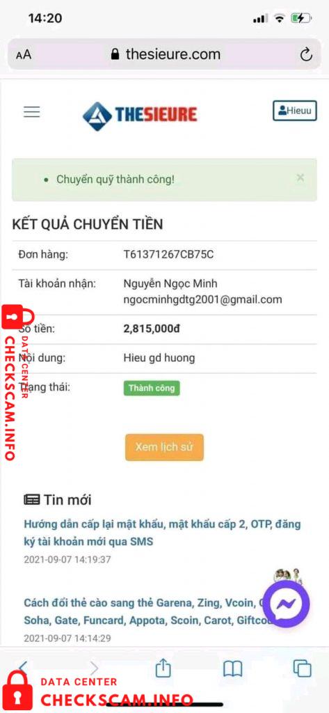 针对的证据 Nguyen Ngoc Minh