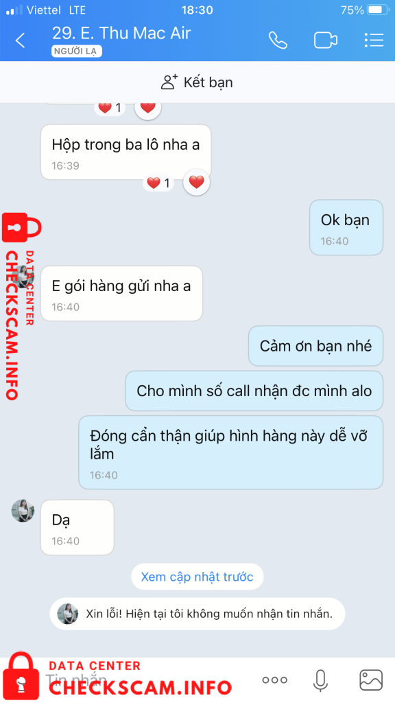 针对的证据 Nguyễn Thị Linh Thu