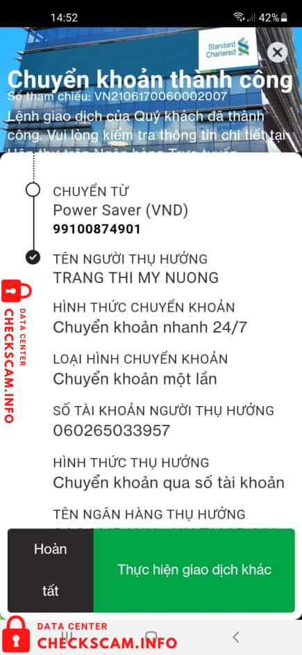 针对的证据 Trang Thi My Nuong