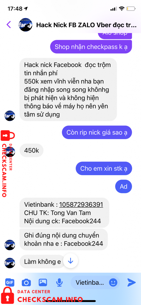 针对的证据 Tong Van Tam