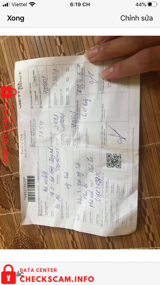 针对的证据 Ly Thi Nga