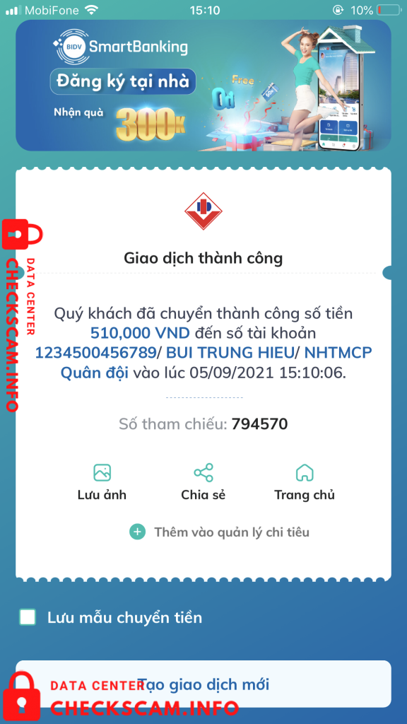 针对的证据 Bùi Trung Hiếu