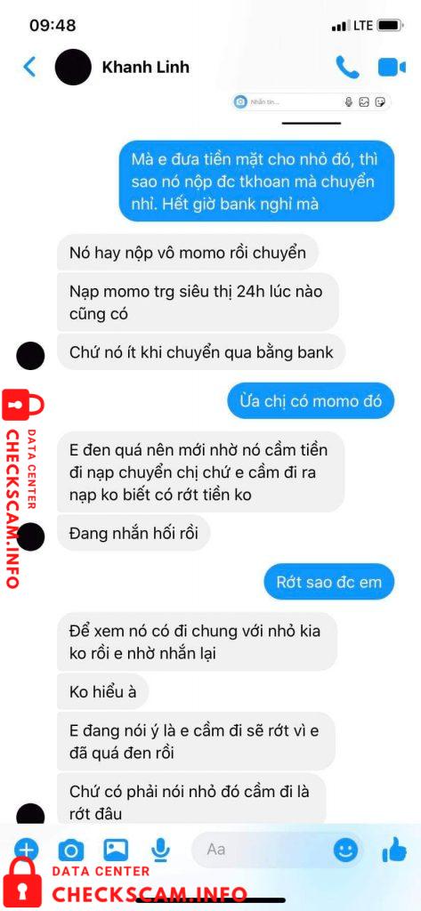 针对的证据 Vũ Ngọc Khánh Linh