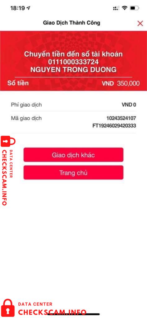 针对的证据 Nguyen Trong Duong