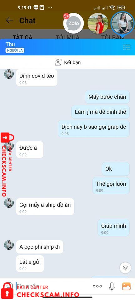 针对的证据 Nguyễn Thị Linh Thu