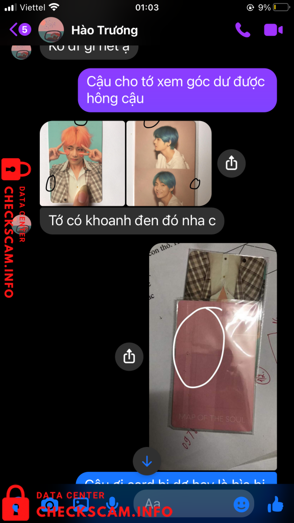 针对的证据 Dương Thị Hiền