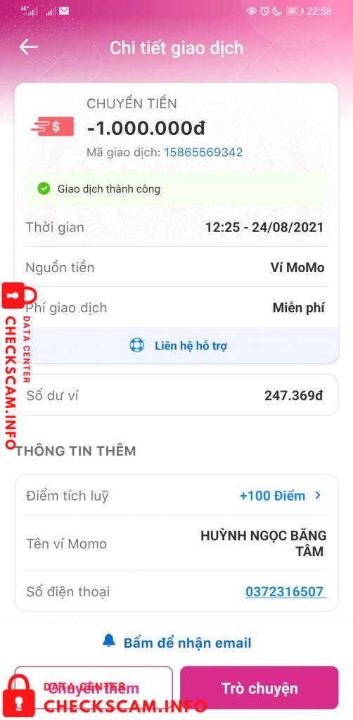 针对的证据 Huynh Ngoc Bang Tam