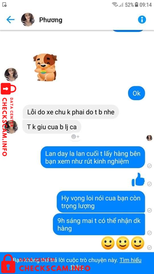 针对的证据 Trần Thị Thu