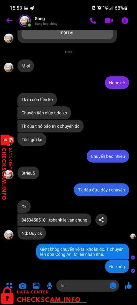 针对的证据 Le Van Chung