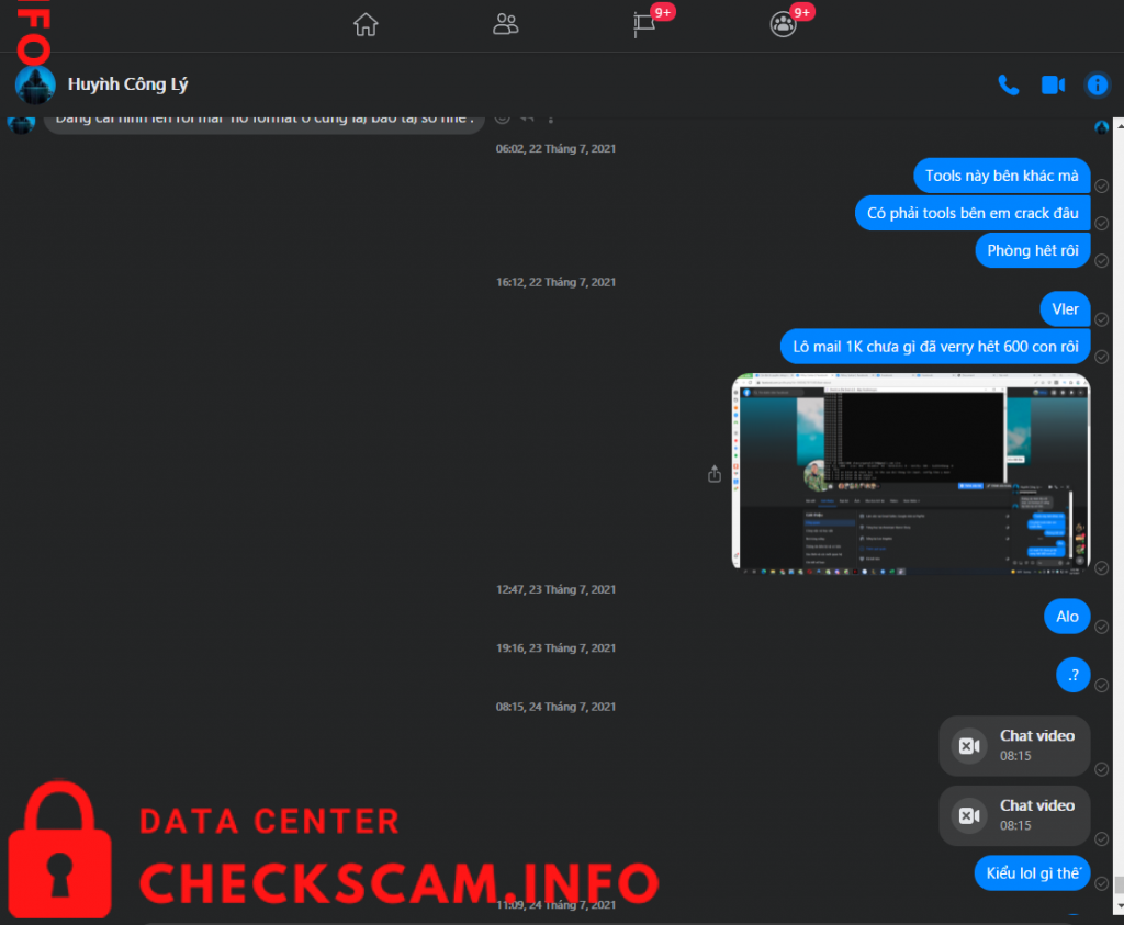 针对的证据 Huỳnh Công Lý