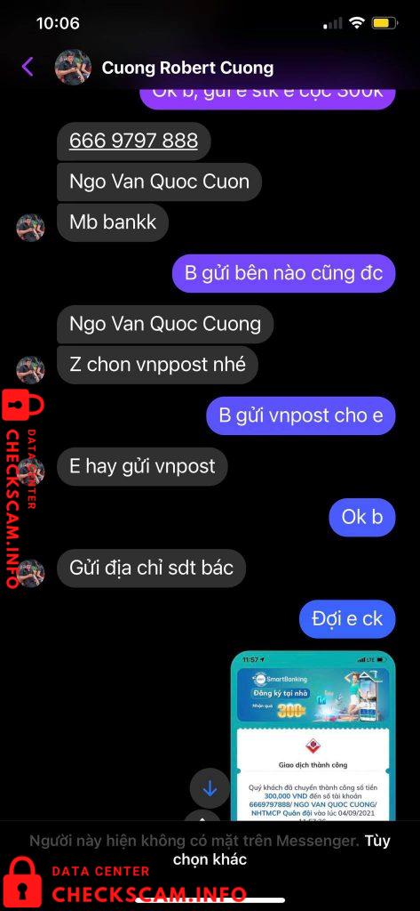 针对的证据 Ngo Van Quoc Cuong
