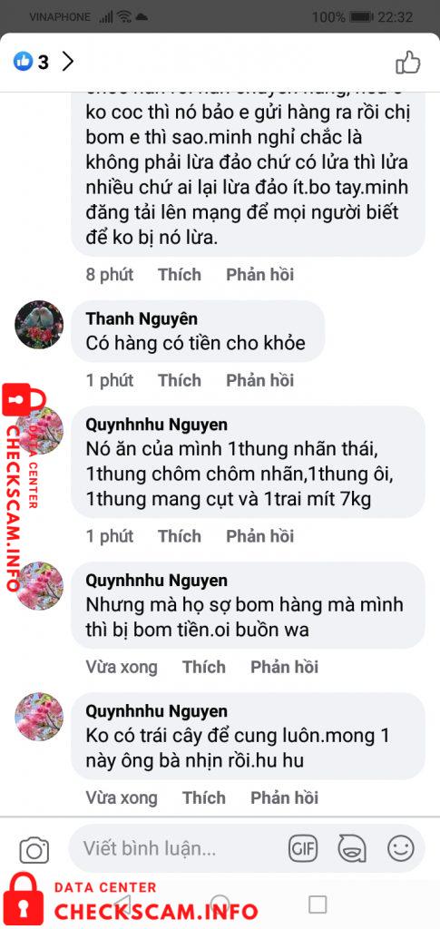 针对的证据 Trương Thị Hồng Minh