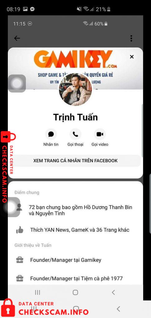 针对的证据 Trịnh Văn Tuấn
