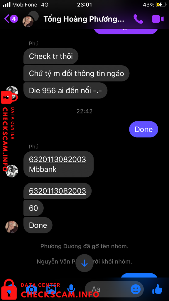 针对的证据 Nguyễn Văn Phú