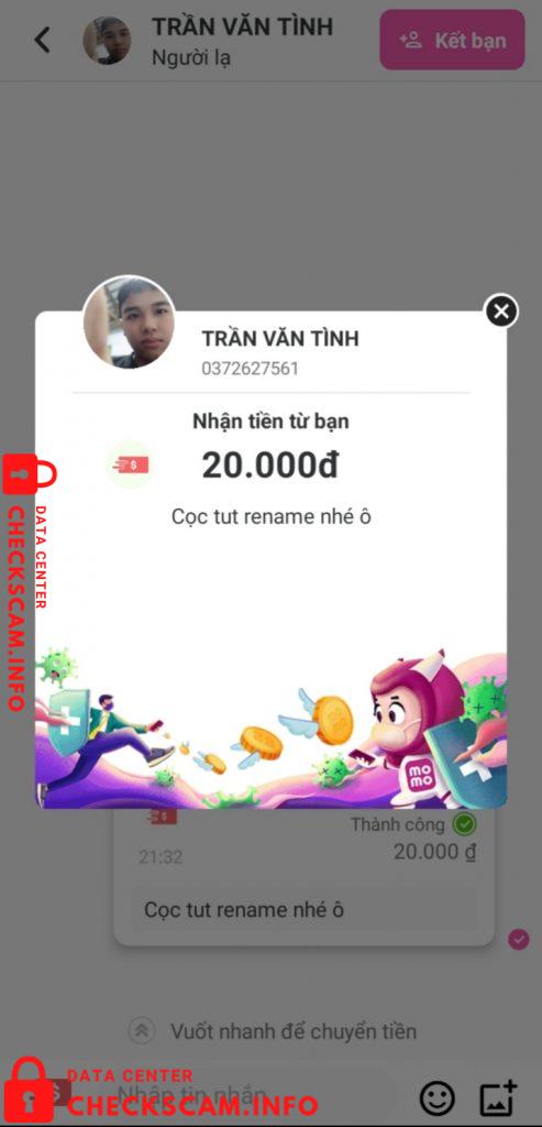 针对的证据 Trần Văn Tình