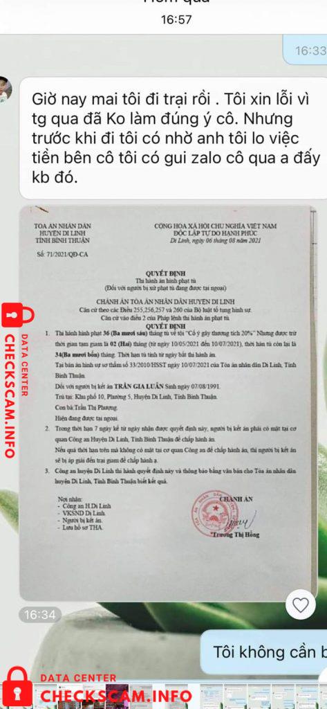 针对的证据 Nguyễn Hải Long