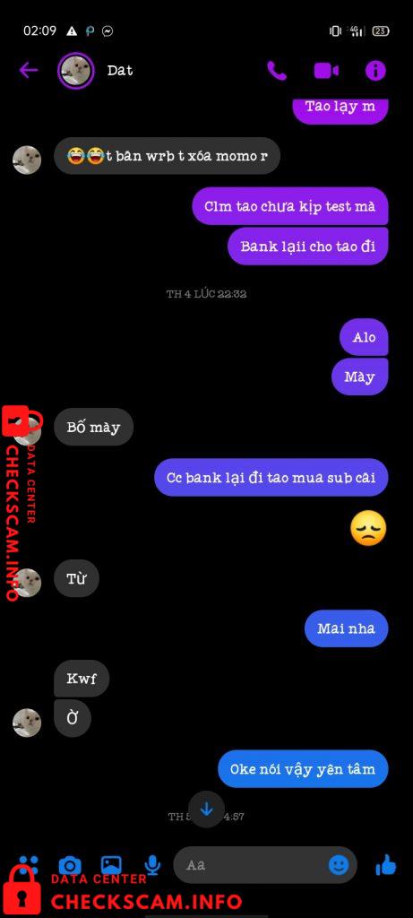针对的证据 Nguyễn Ngọc Đạt