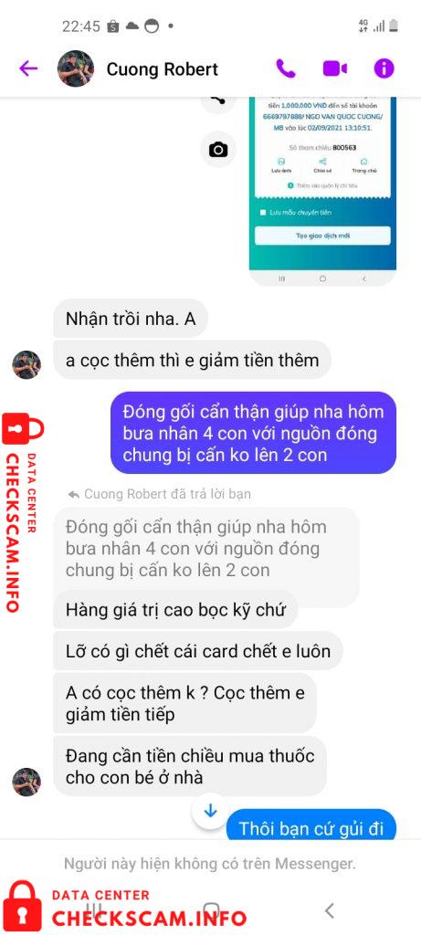 针对的证据 Ngo Van Quoc Cuong