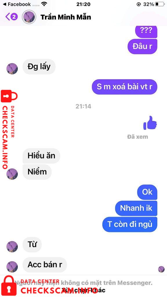 针对的证据 Trần Minh Mẫn