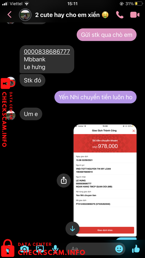 针对的证据 Le Hung
