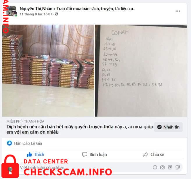 针对的证据 Nguyễn Thị Nhàn